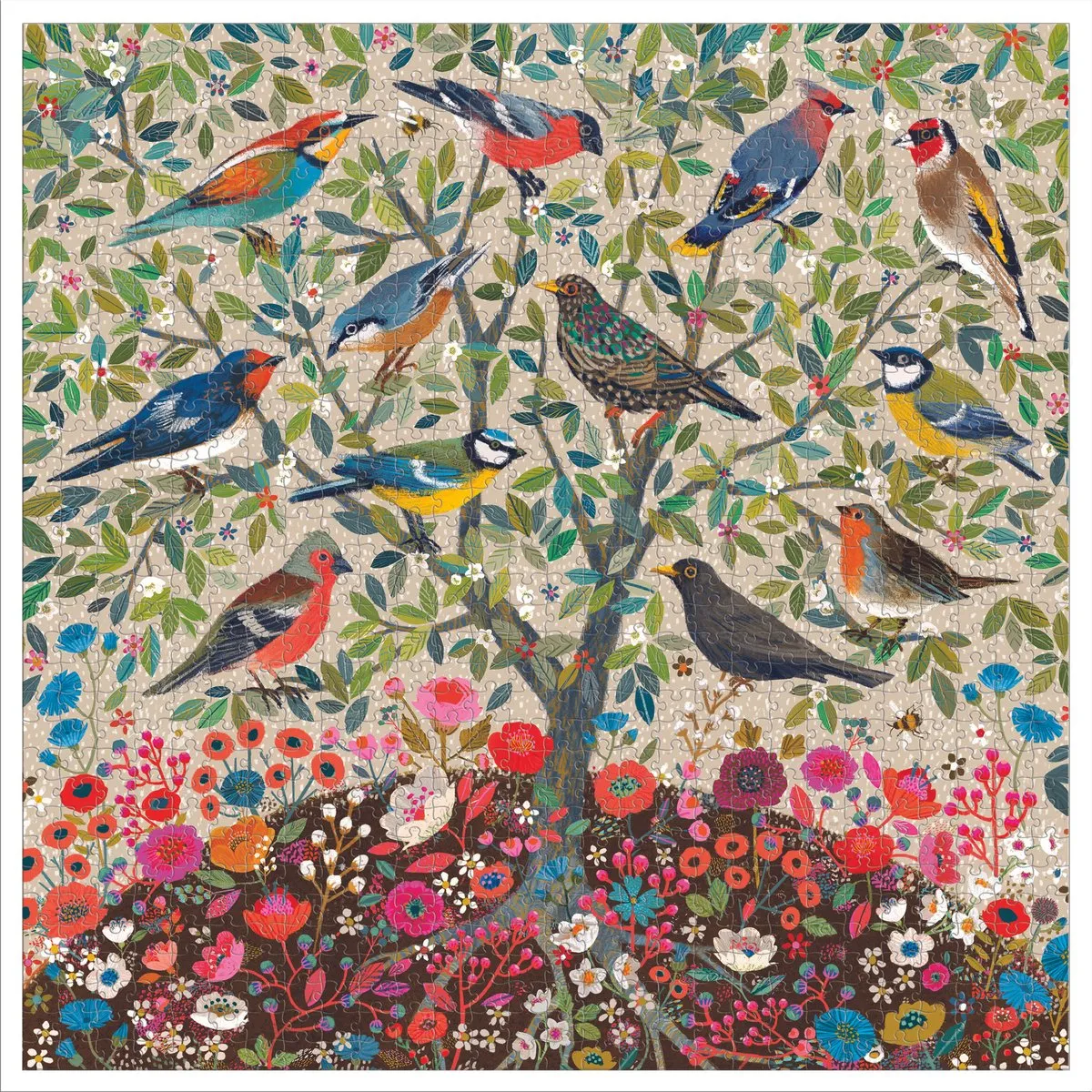 1000 Piece Songbirds Tree Puzzle