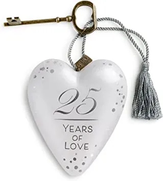 25 Years of Love Art Heart