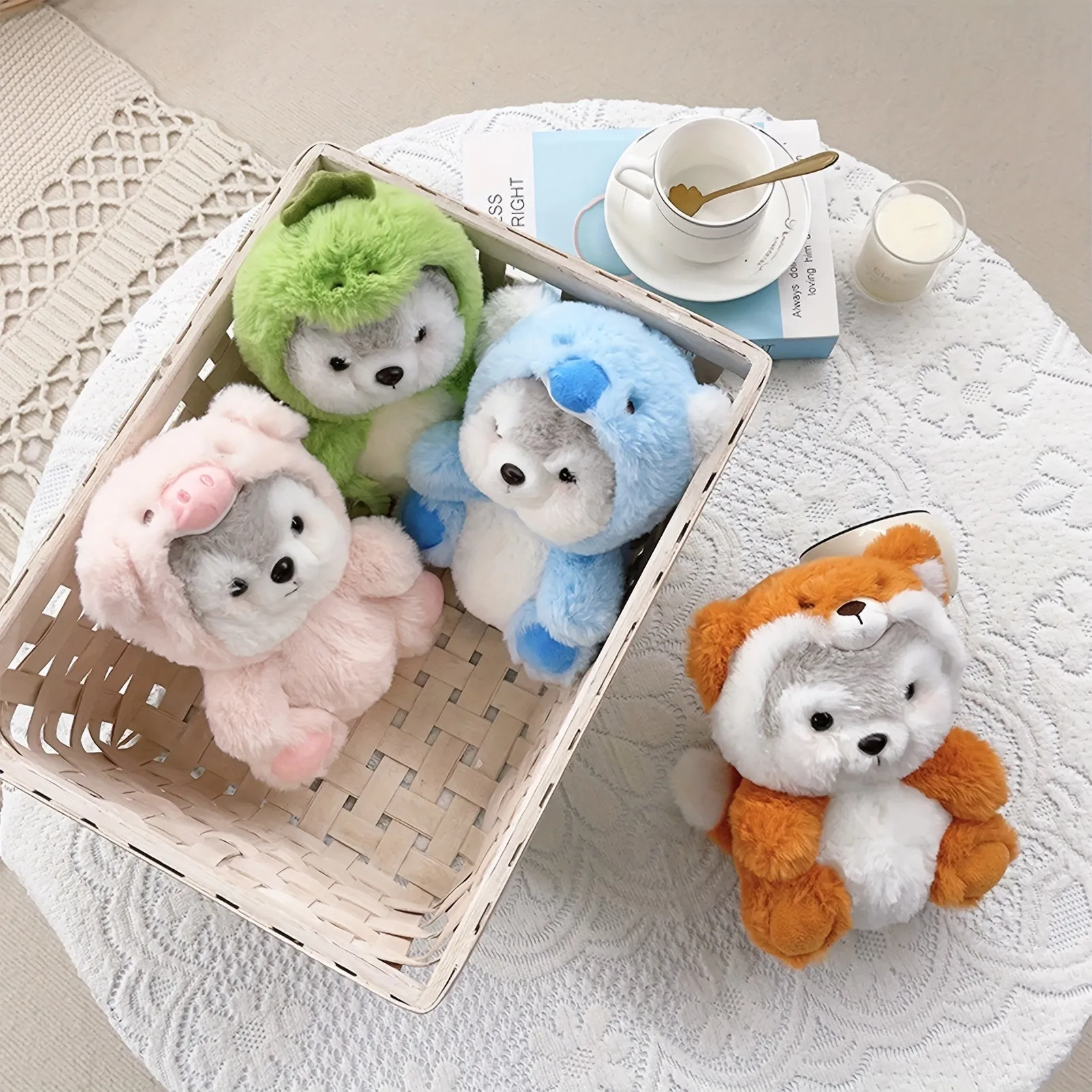 Adorable 20cm Cartoon Animal Plush Toys Koala Pig Fox Dinosaur