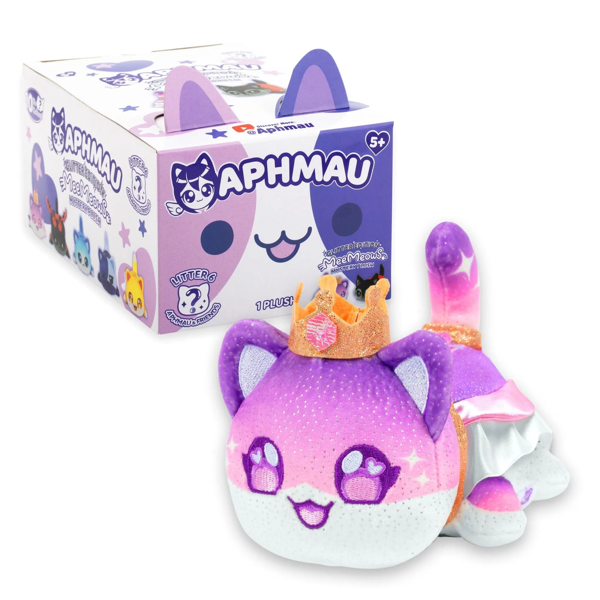 Aphmau MeeMeows Glitter Edition S6 Mystery 6 Inch Plush