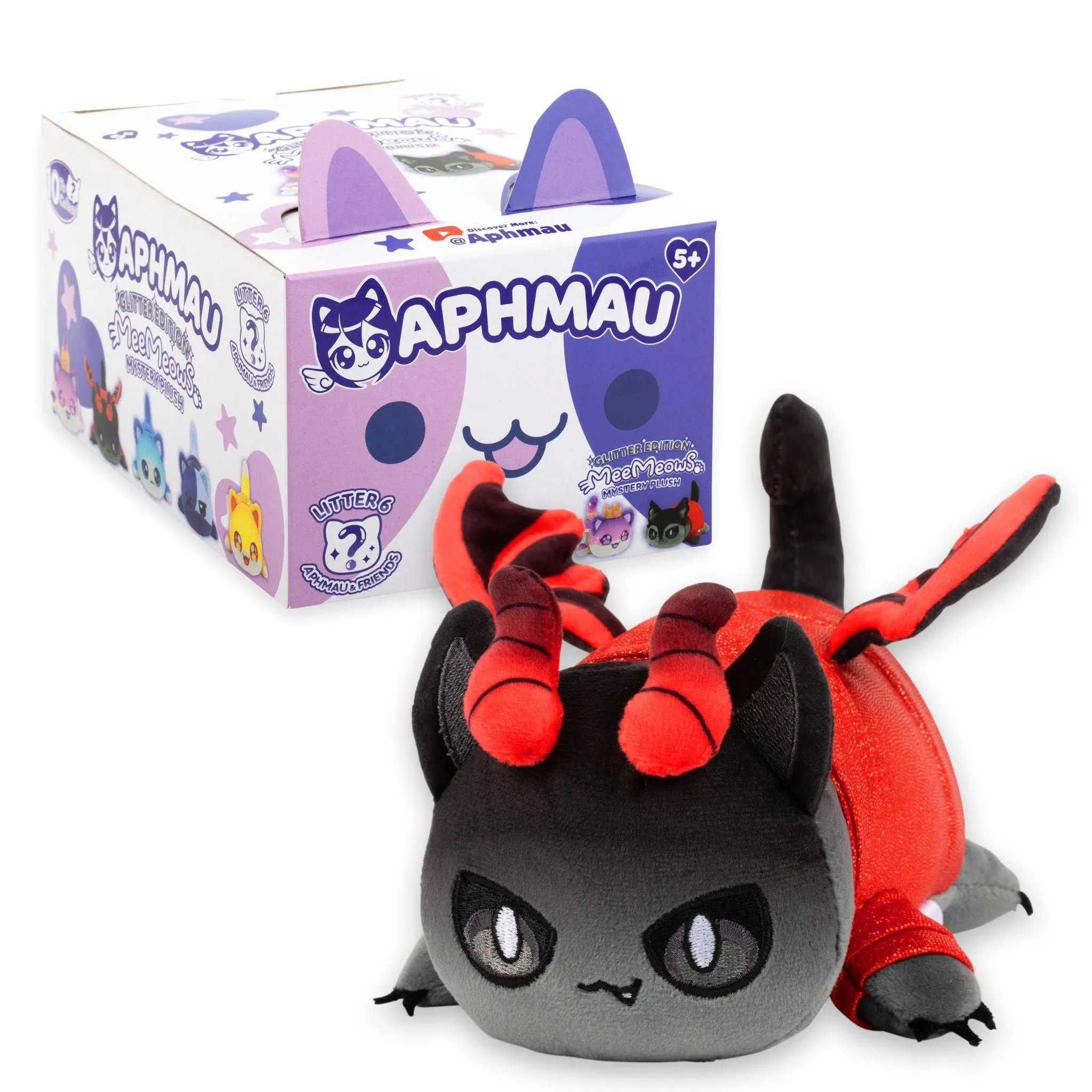 Aphmau MeeMeows Glitter Edition S6 Mystery 6 Inch Plush