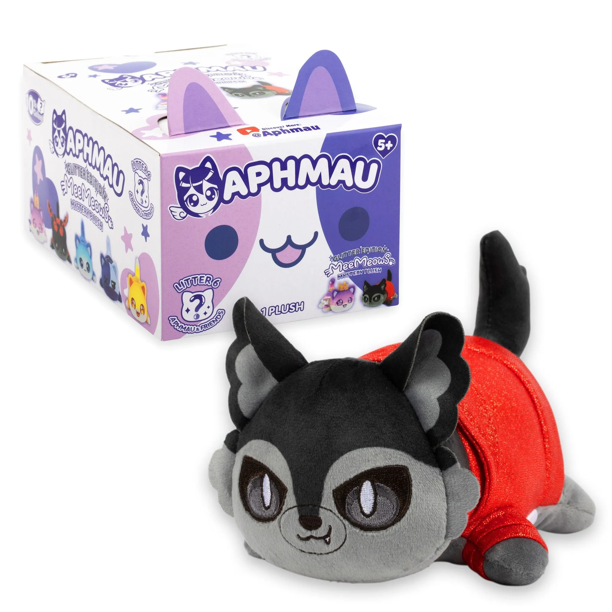 Aphmau MeeMeows Glitter Edition S6 Mystery 6 Inch Plush