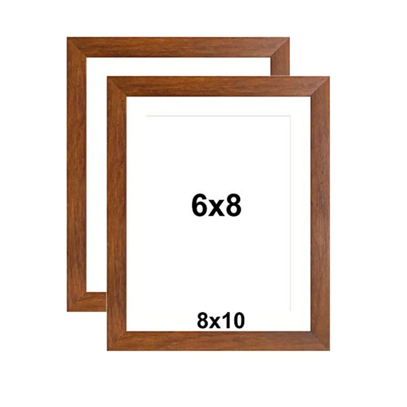 Art Street Synthetic Wood Brown Wall & Table Photo Frame Photo Size 8 x 10 Inches inches ((Brown)