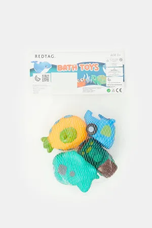 Assorted Traffic Bath Toy Set (4 Piece)