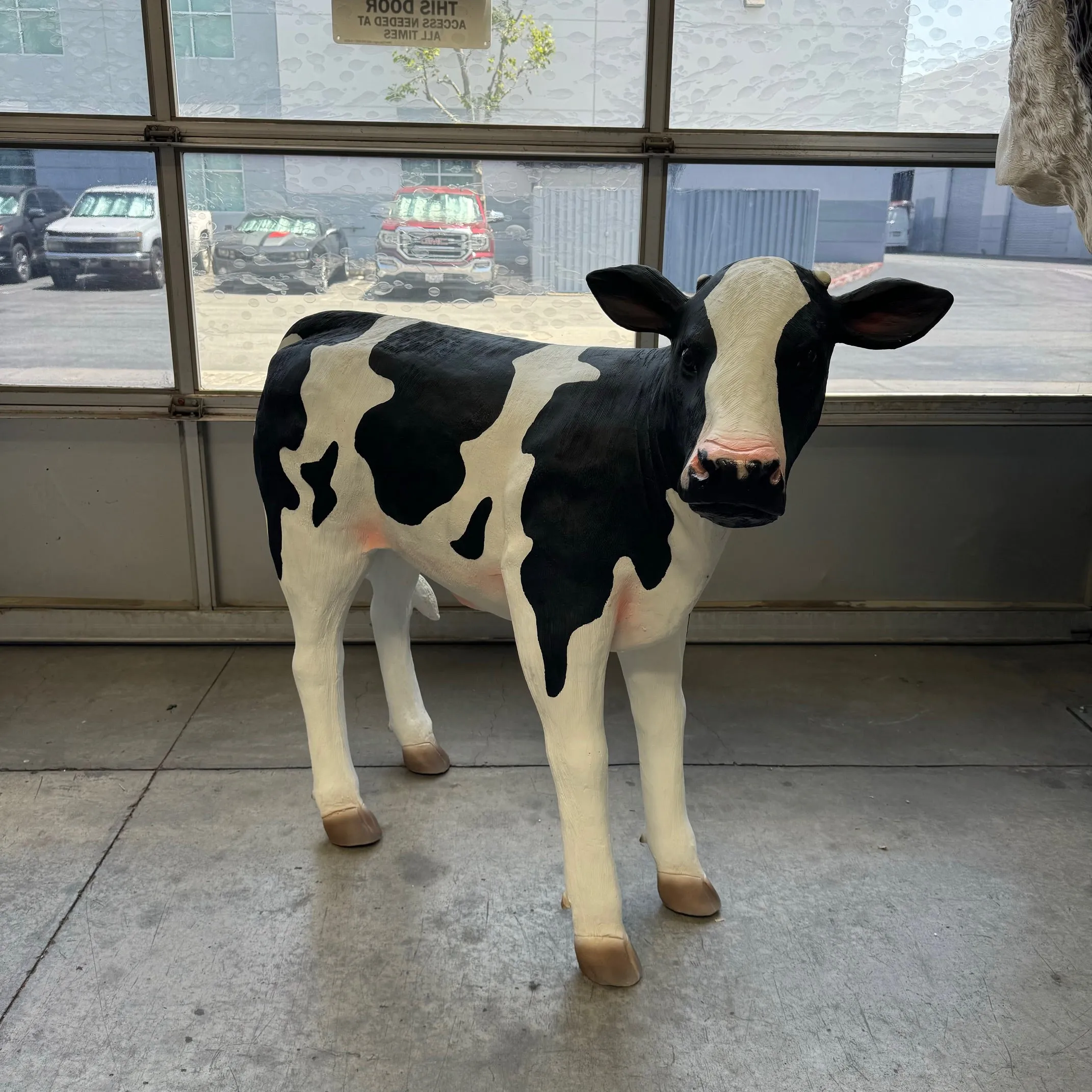 Baby Calf Life Size Statue