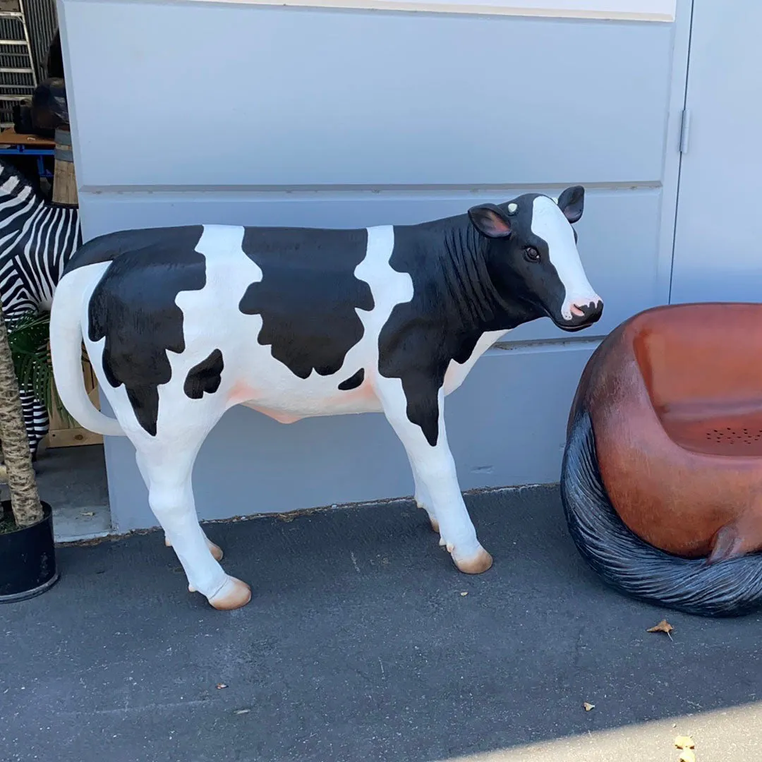 Baby Calf Life Size Statue