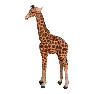 Baby Giraffe Life Size Statue