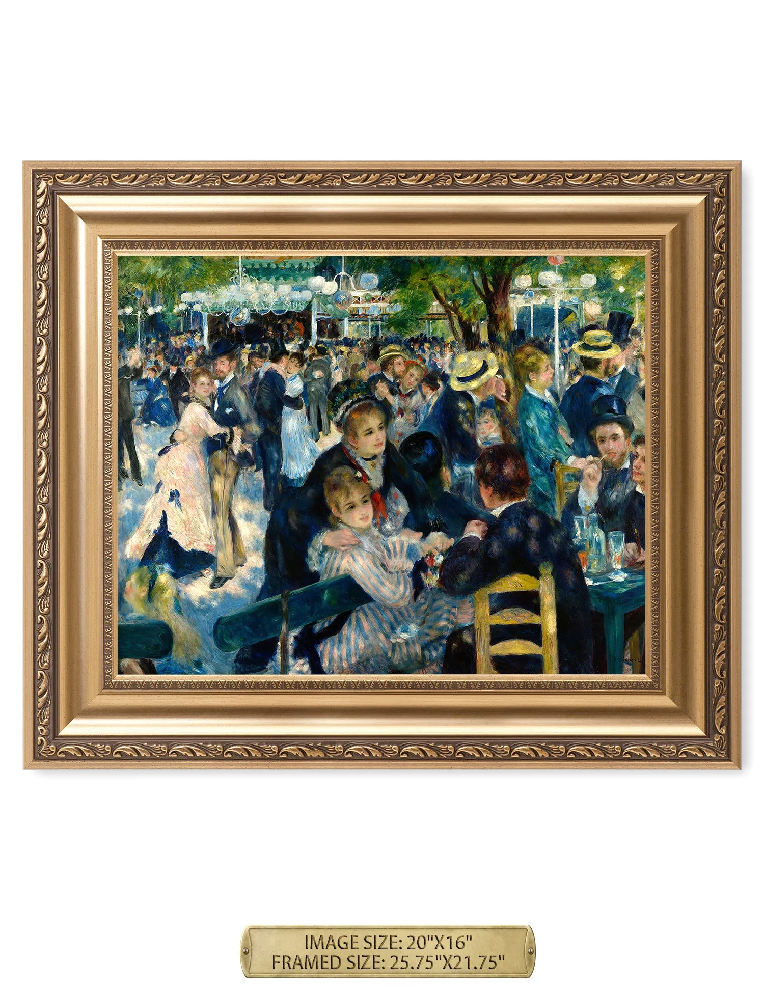 Bal du moulin de la Galette by Pierre-Auguste Renoir.