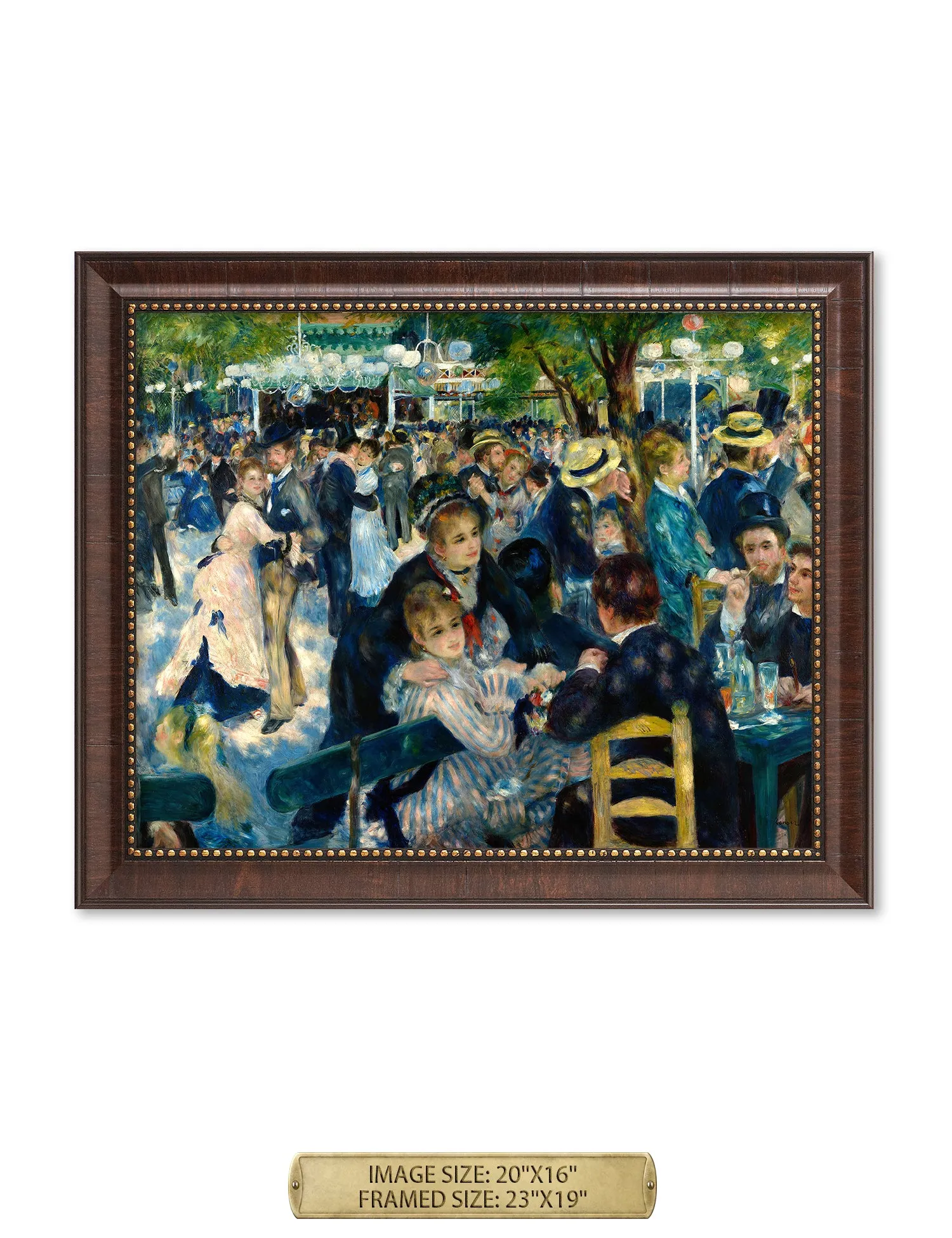 Bal du moulin de la Galette by Pierre-Auguste Renoir.