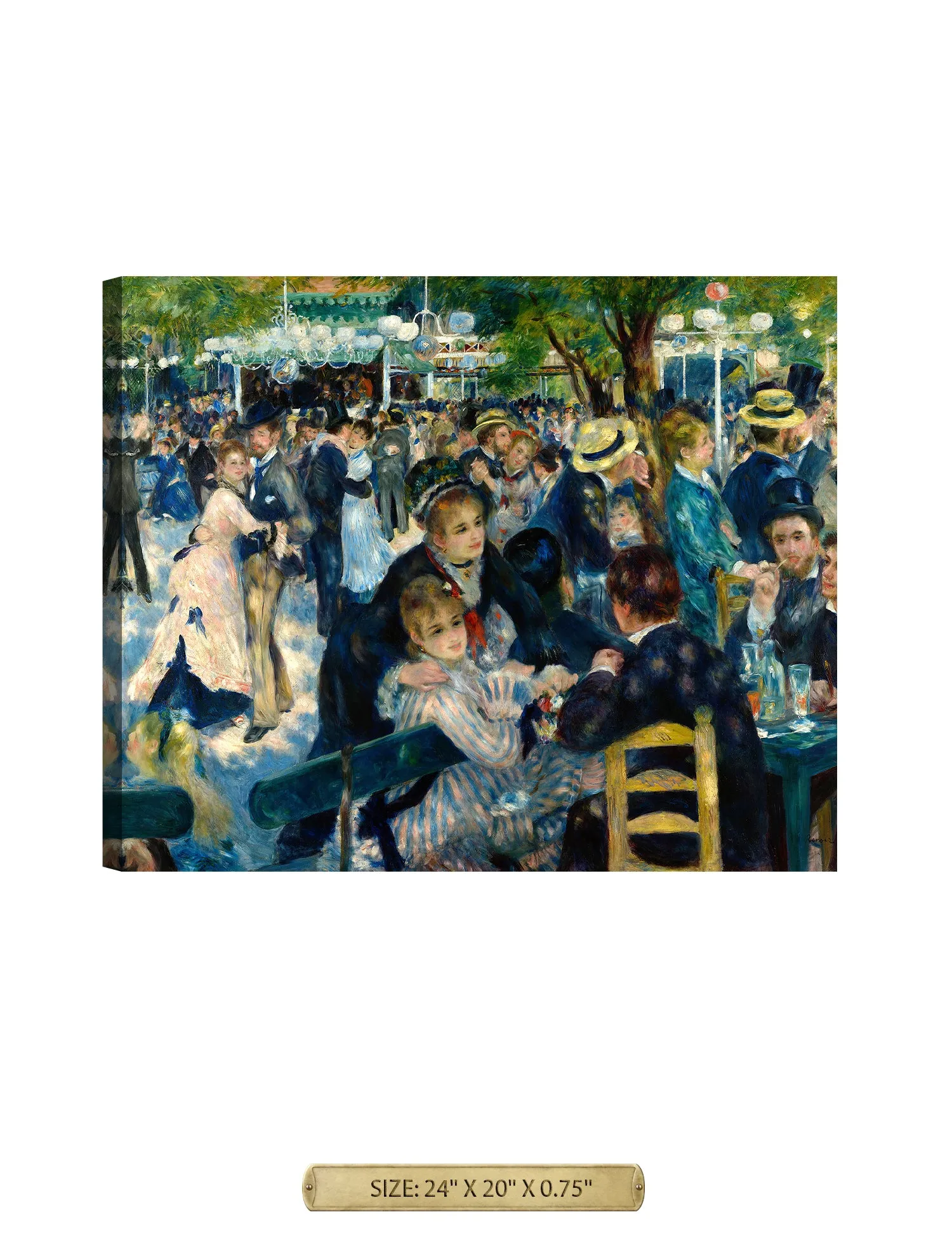 Bal du moulin de la Galette by Pierre-Auguste Renoir.