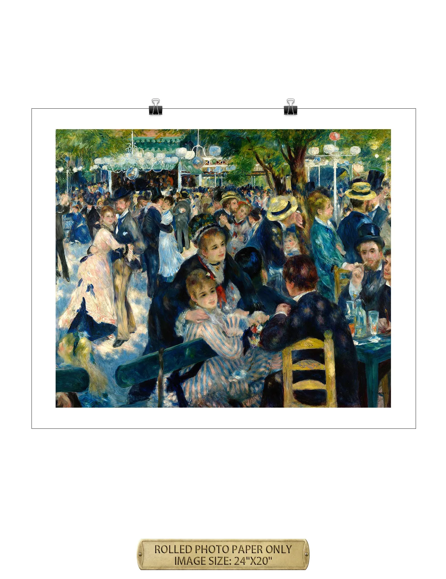 Bal du moulin de la Galette by Pierre-Auguste Renoir.