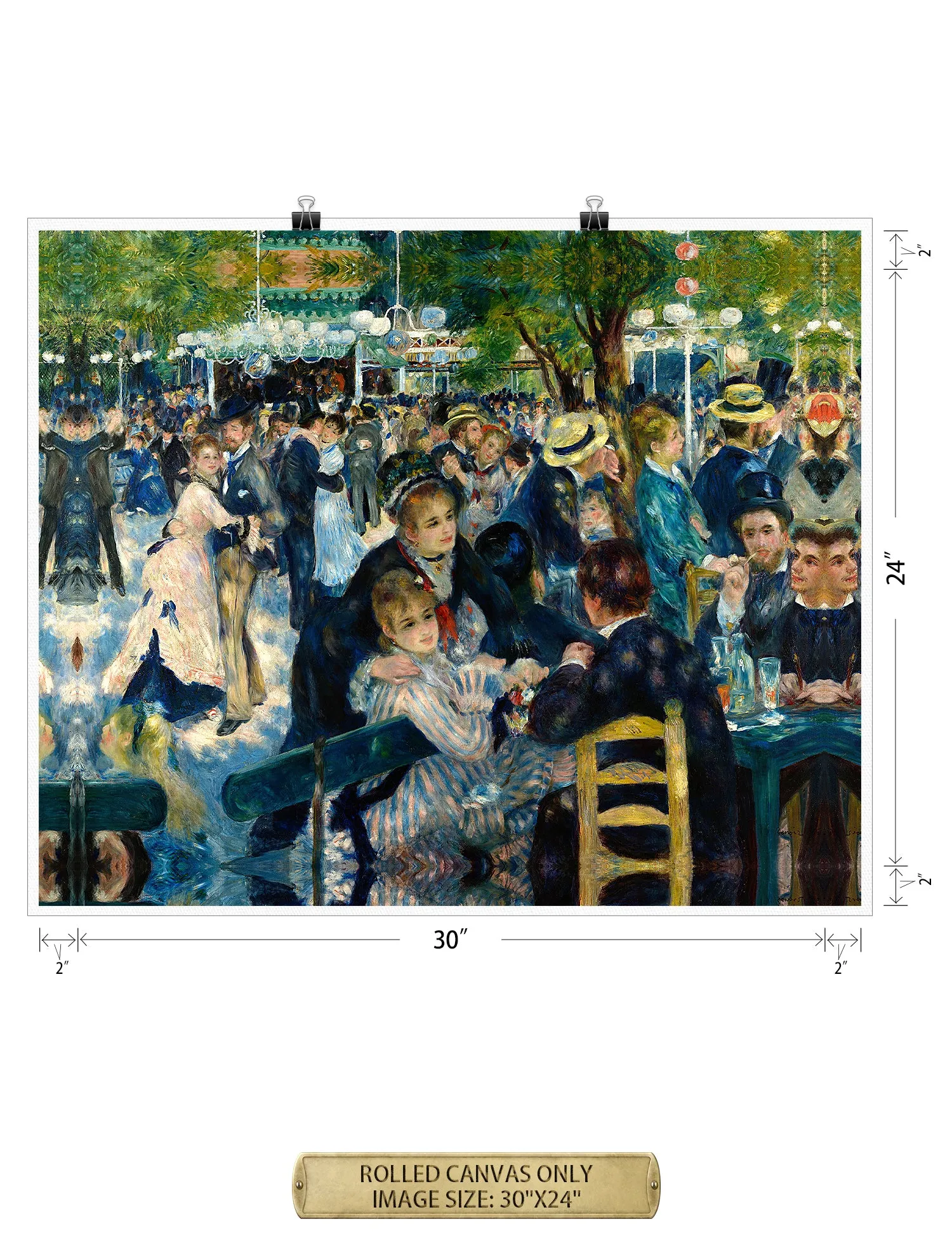 Bal du moulin de la Galette by Pierre-Auguste Renoir.