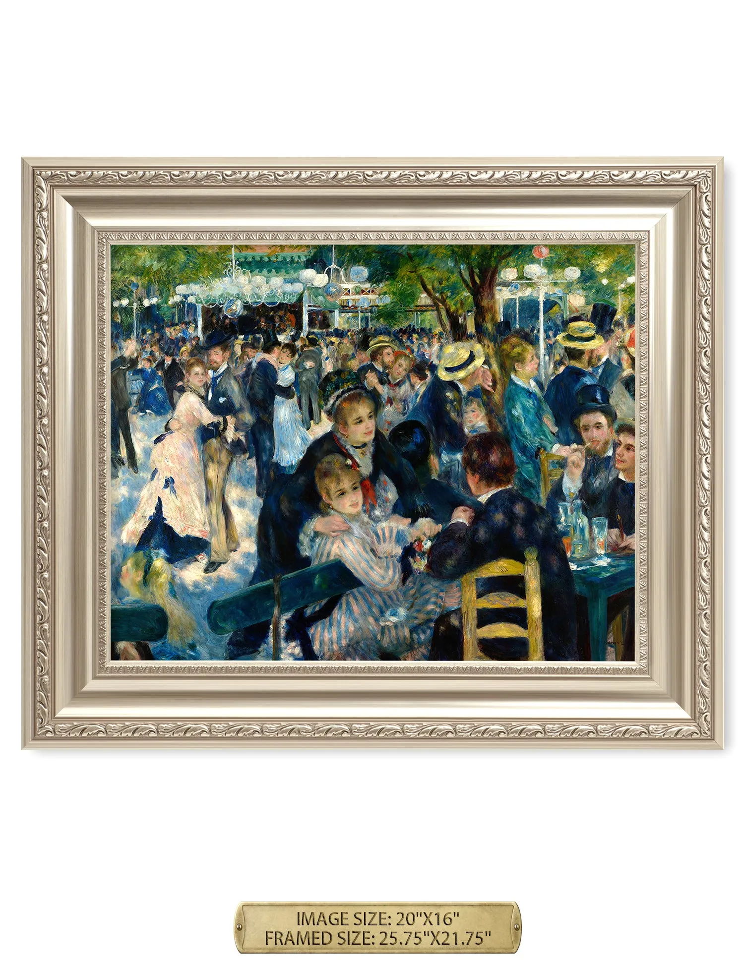 Bal du moulin de la Galette by Pierre-Auguste Renoir.