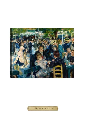 Bal du moulin de la Galette by Pierre-Auguste Renoir.