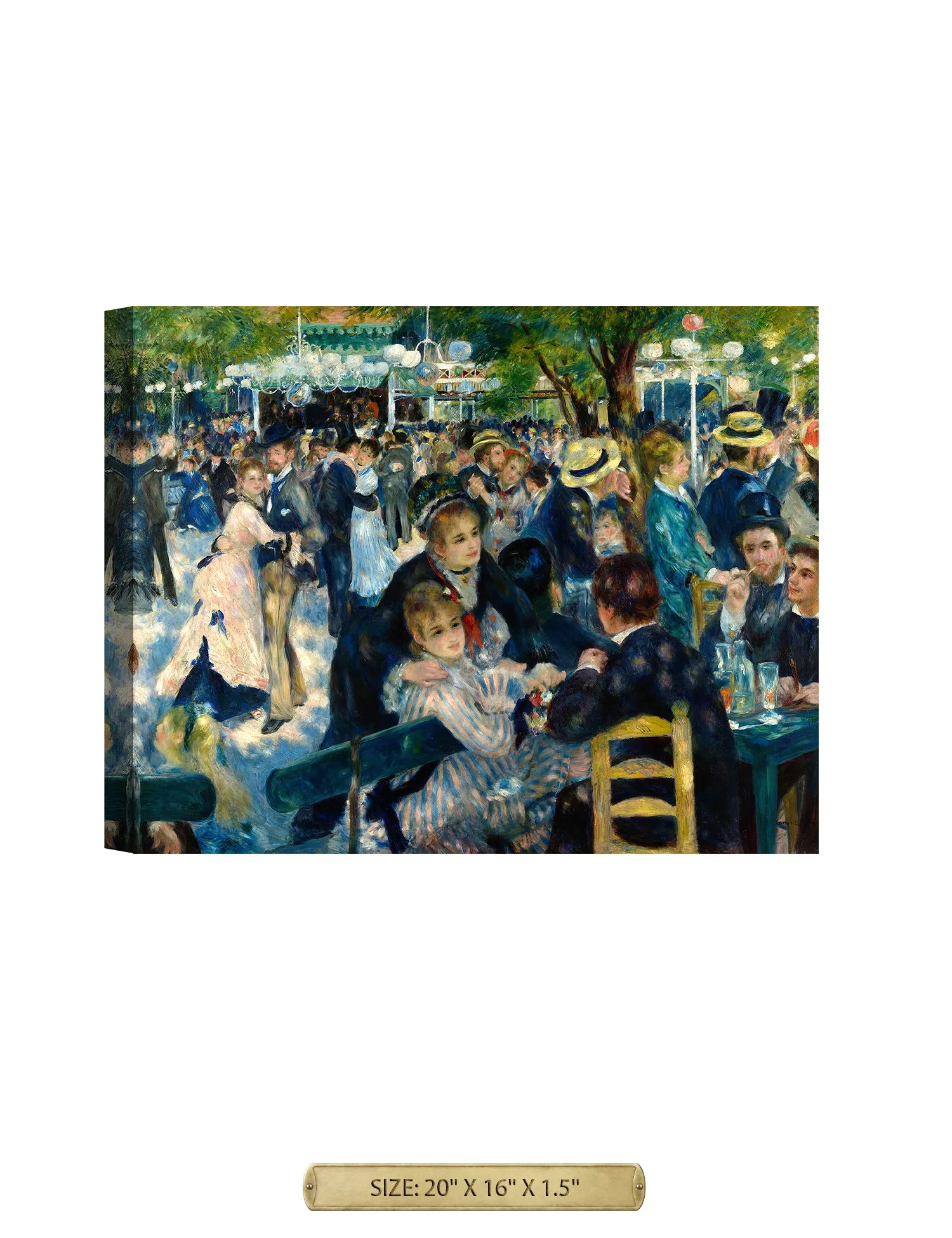 Bal du moulin de la Galette by Pierre-Auguste Renoir.