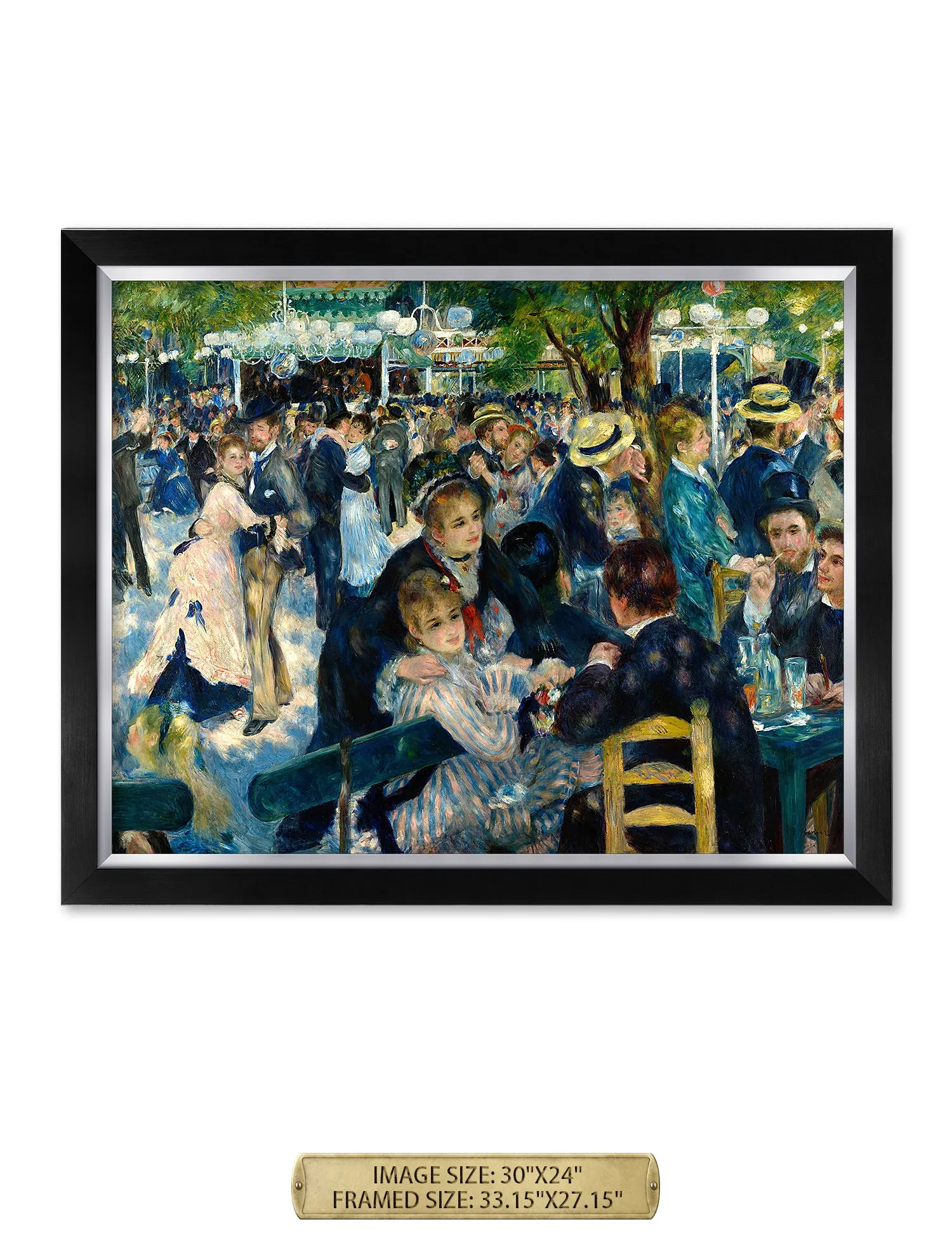 Bal du moulin de la Galette by Pierre-Auguste Renoir.