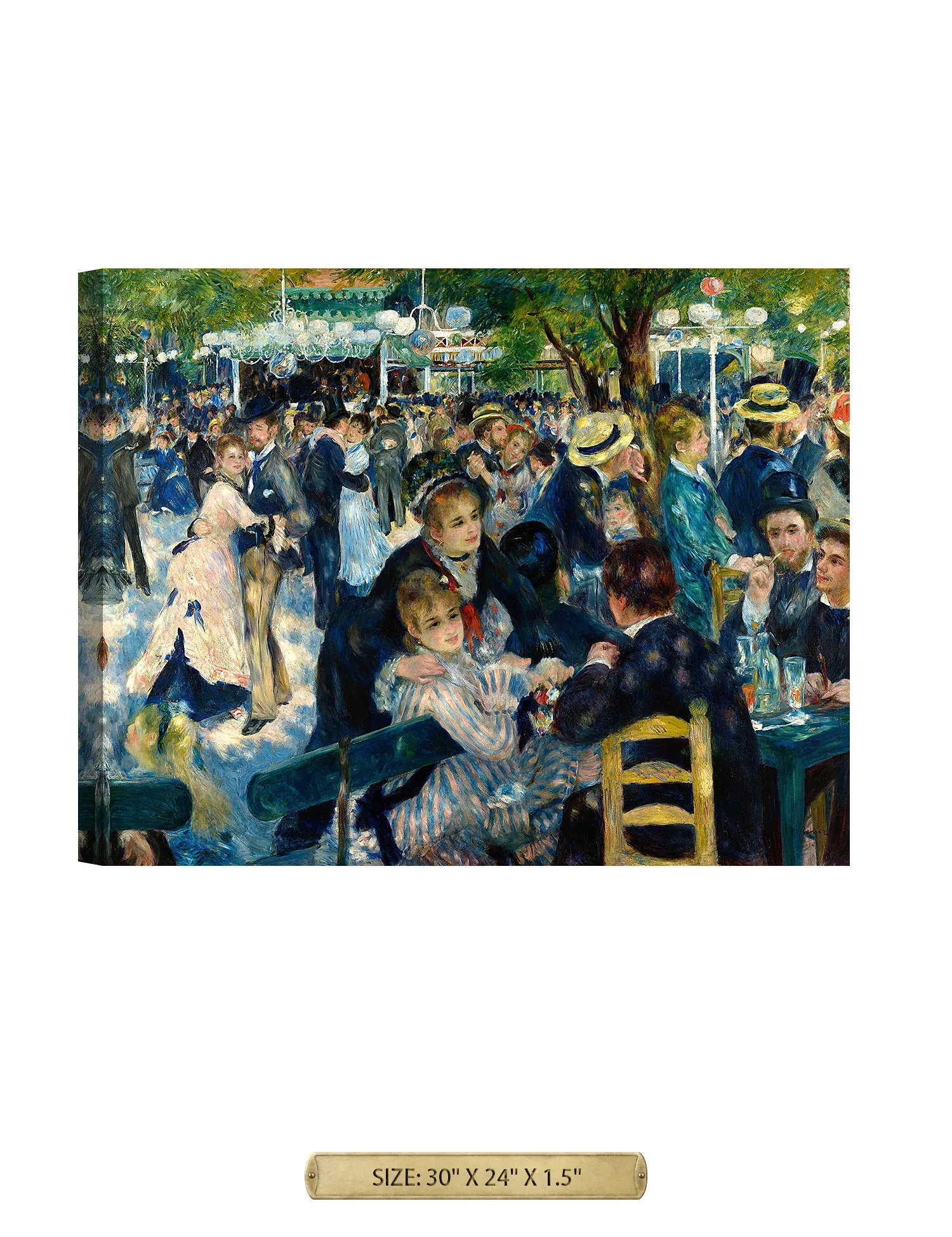 Bal du moulin de la Galette by Pierre-Auguste Renoir.