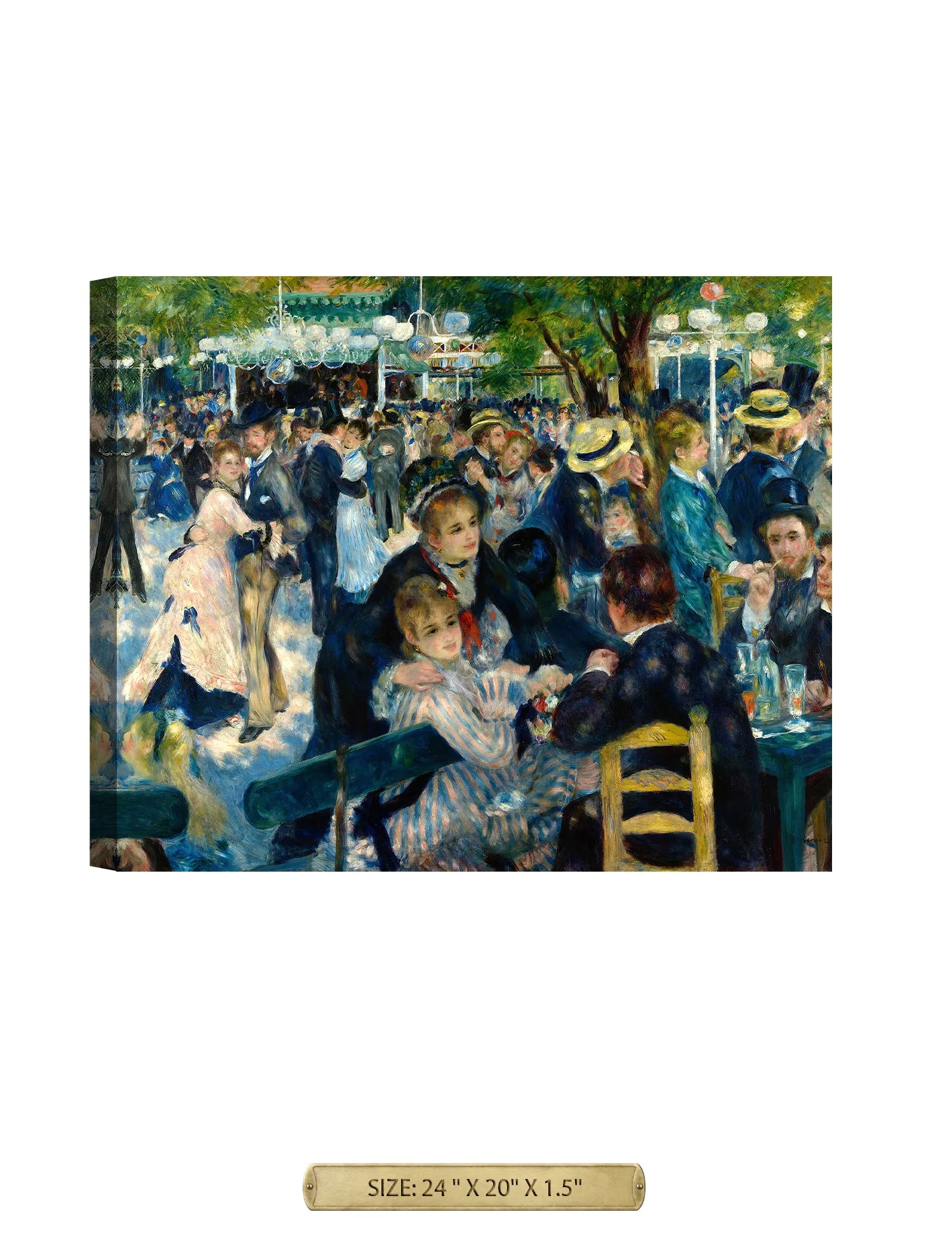 Bal du moulin de la Galette by Pierre-Auguste Renoir.