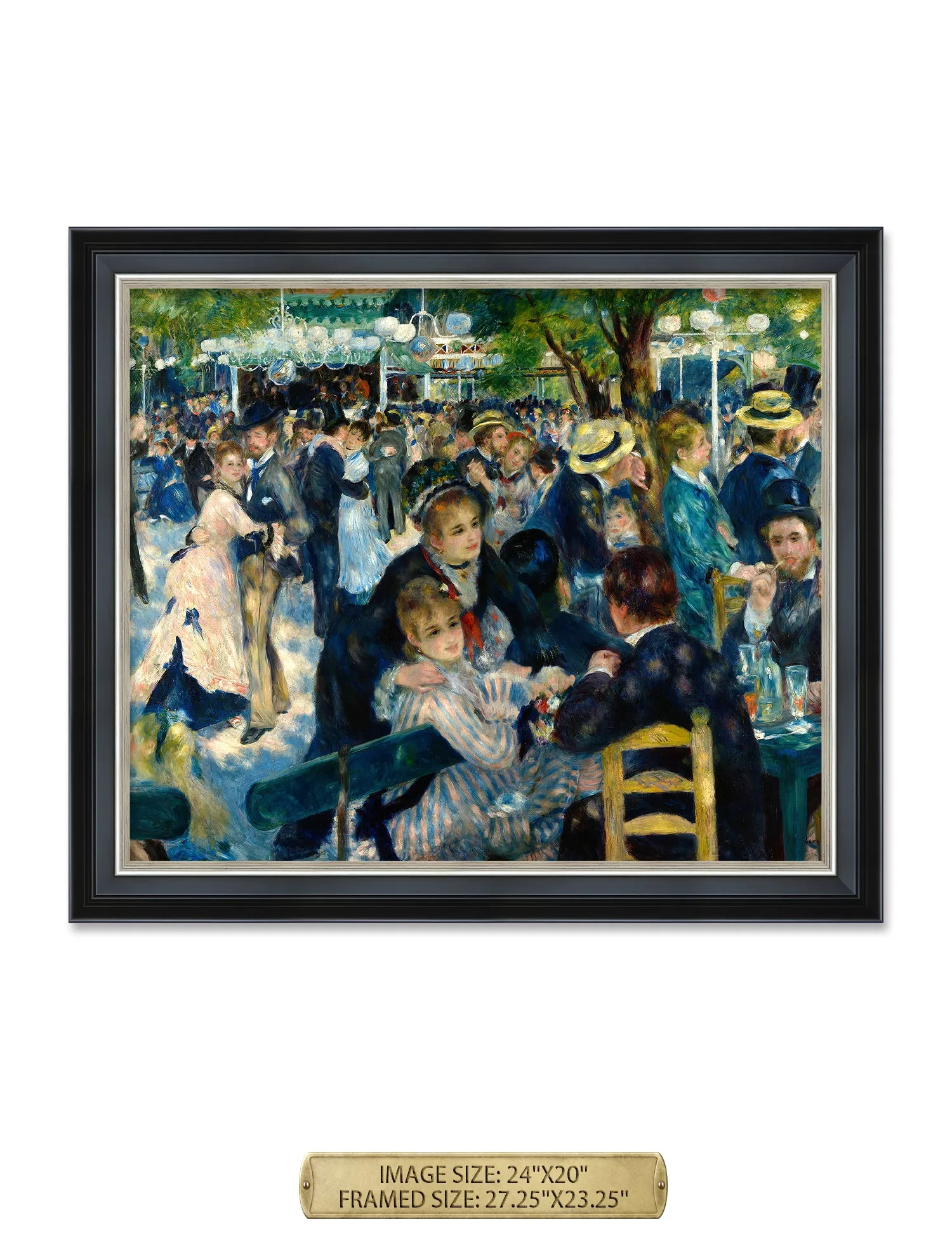 Bal du moulin de la Galette by Pierre-Auguste Renoir.