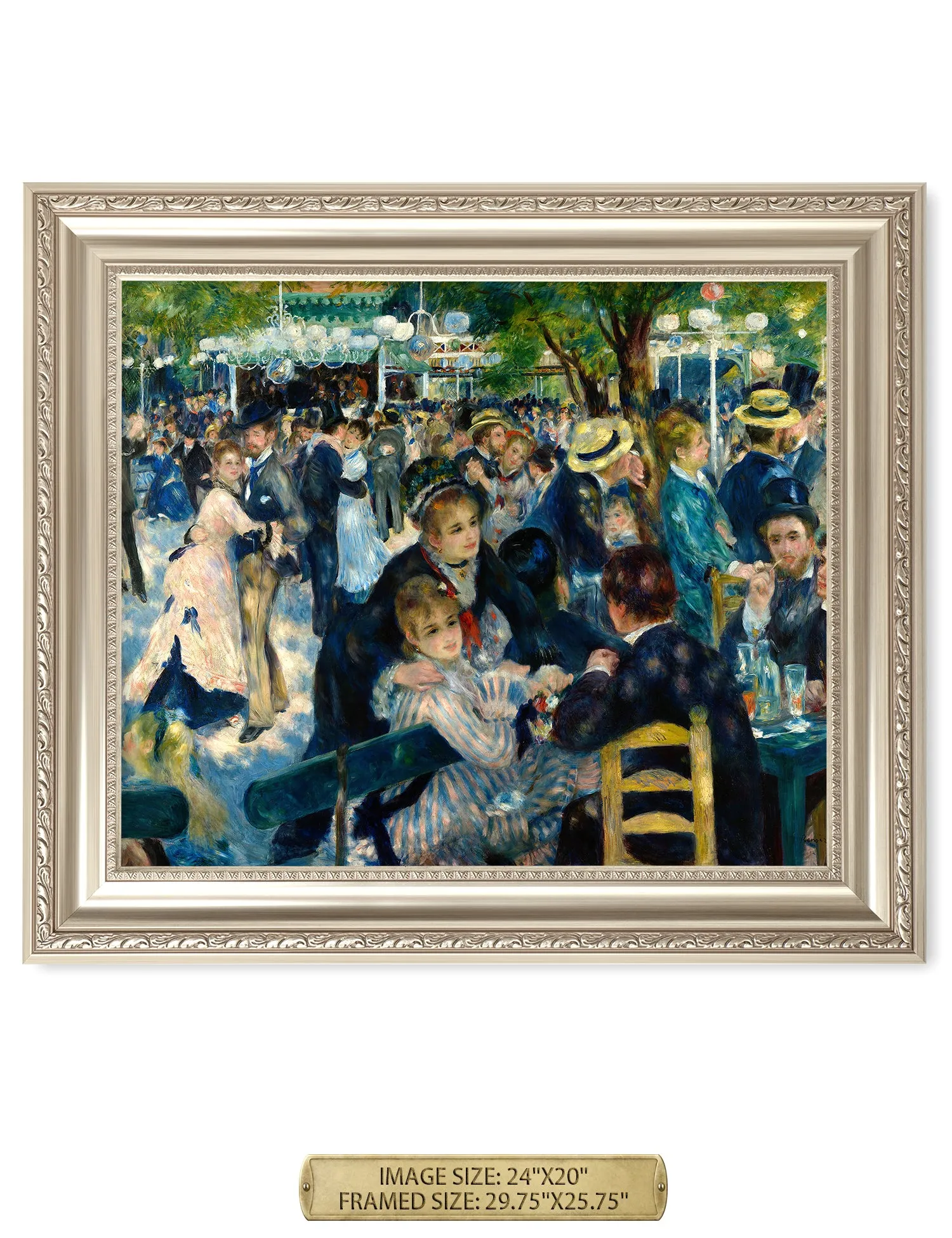 Bal du moulin de la Galette by Pierre-Auguste Renoir.