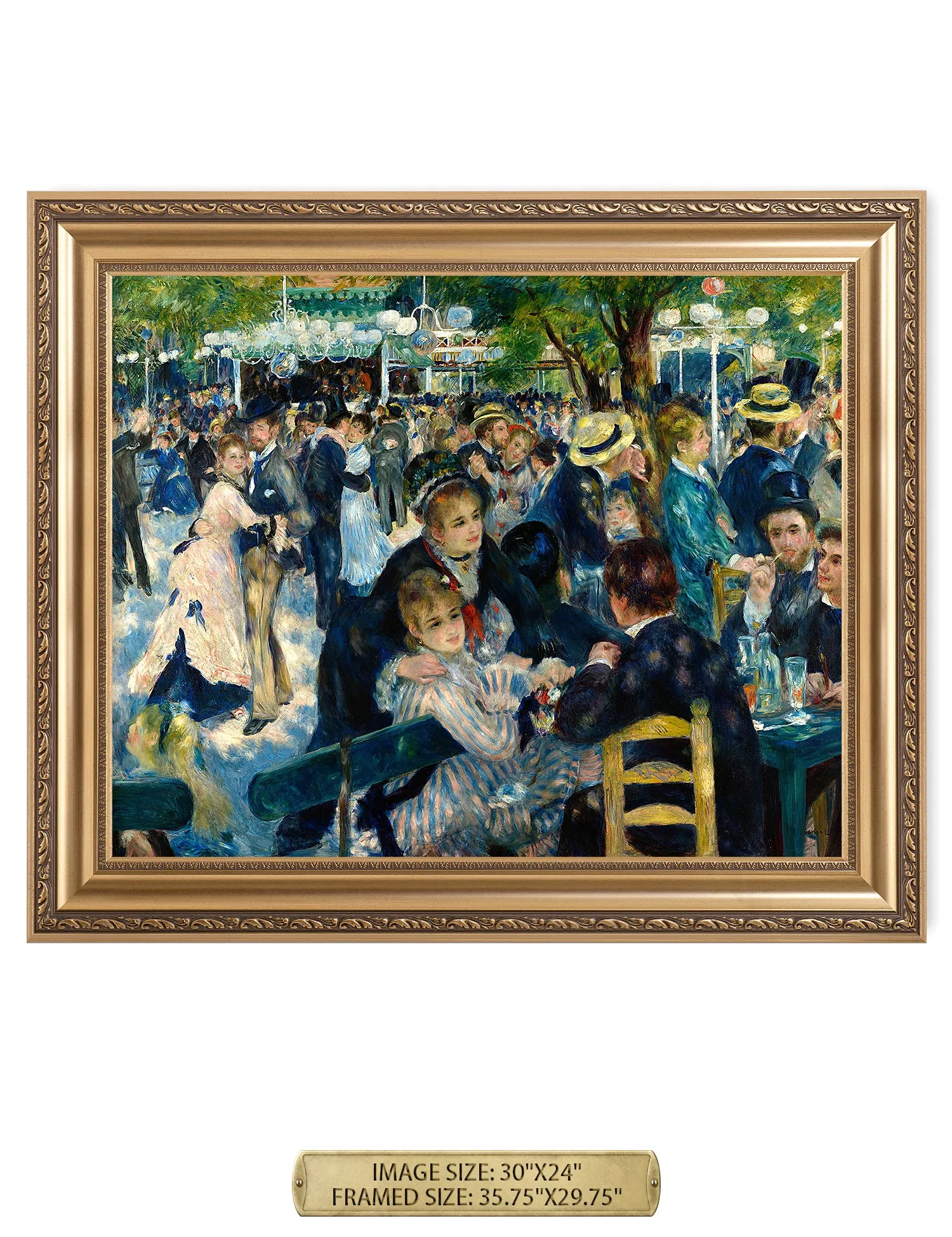 Bal du moulin de la Galette by Pierre-Auguste Renoir.