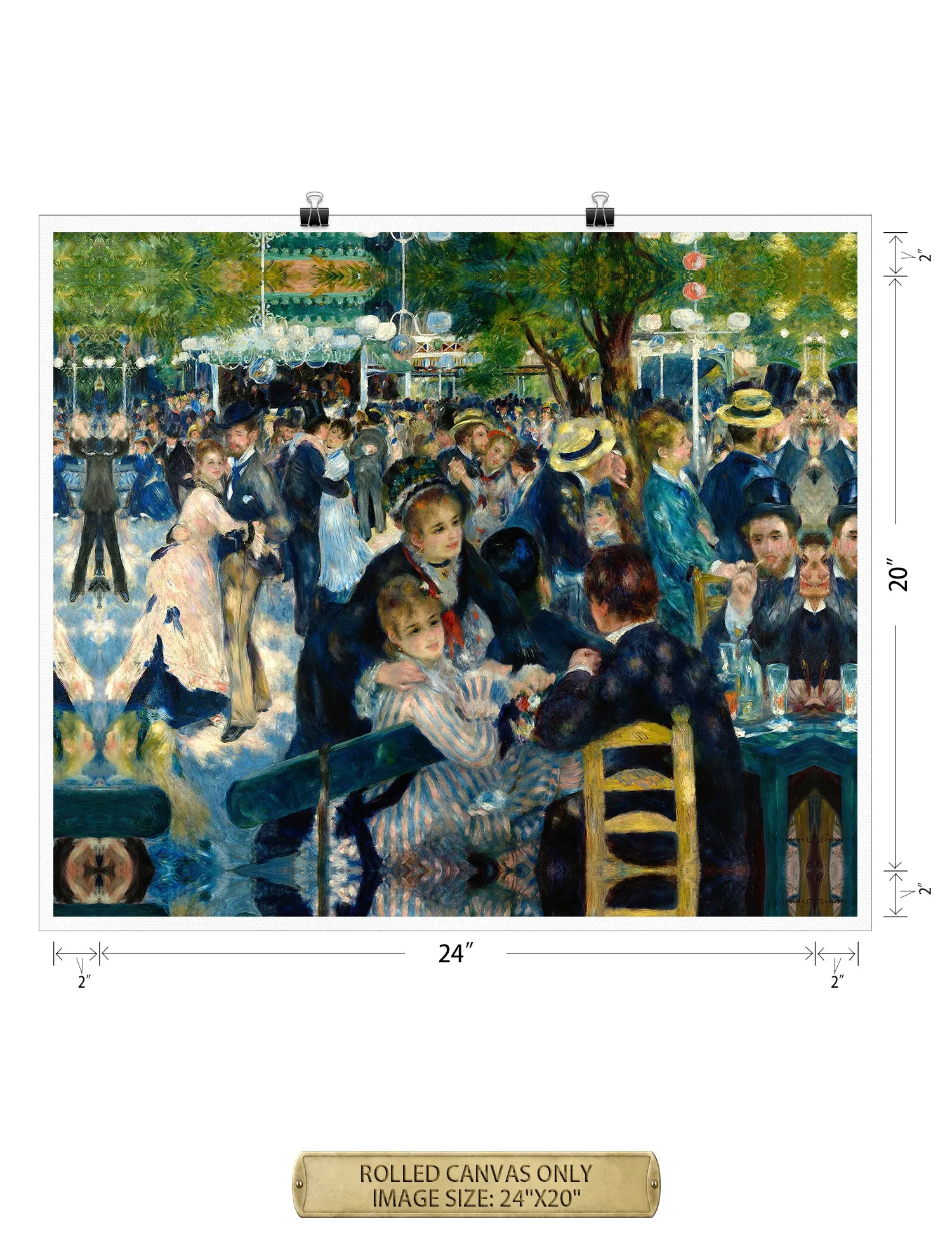 Bal du moulin de la Galette by Pierre-Auguste Renoir.