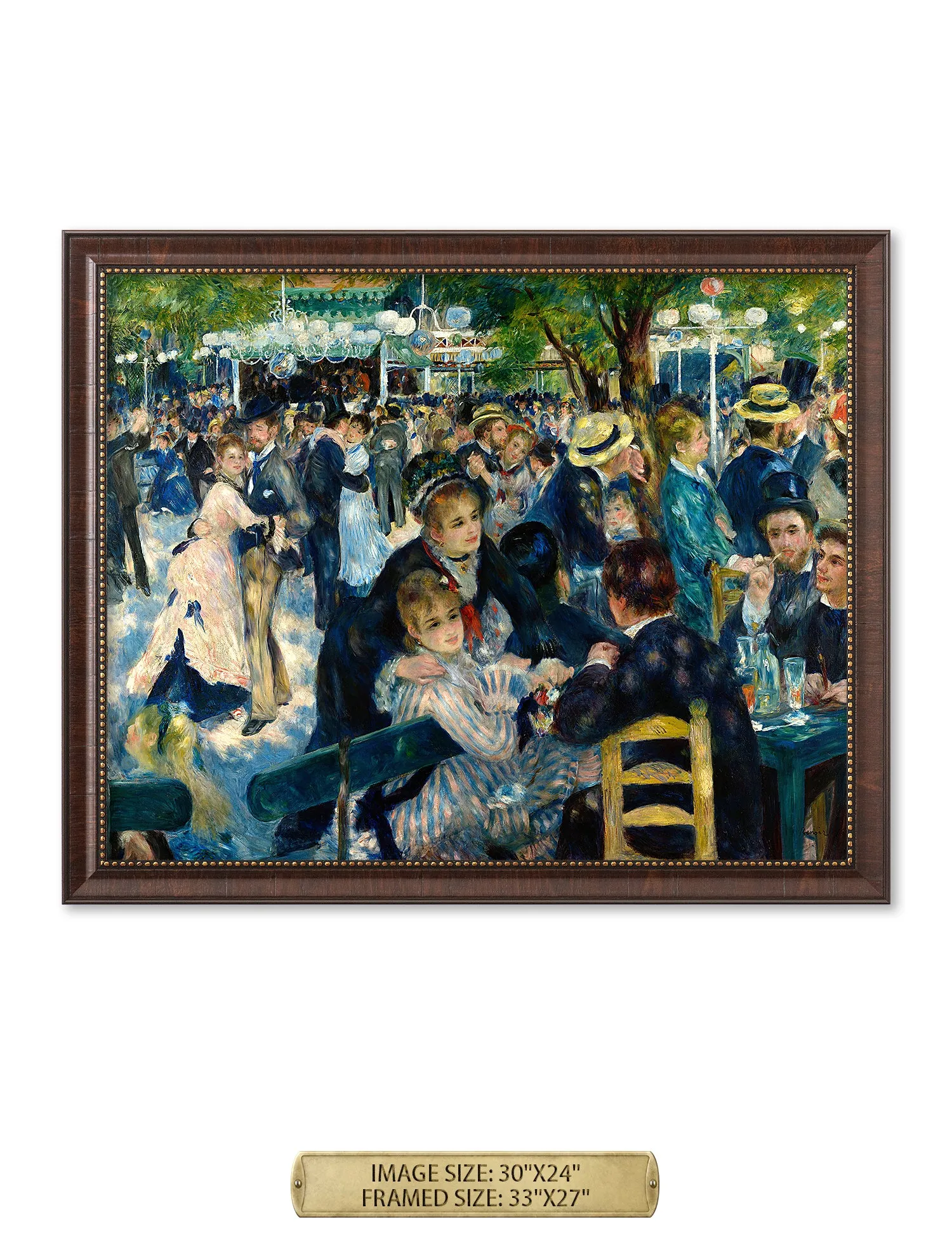 Bal du moulin de la Galette by Pierre-Auguste Renoir.