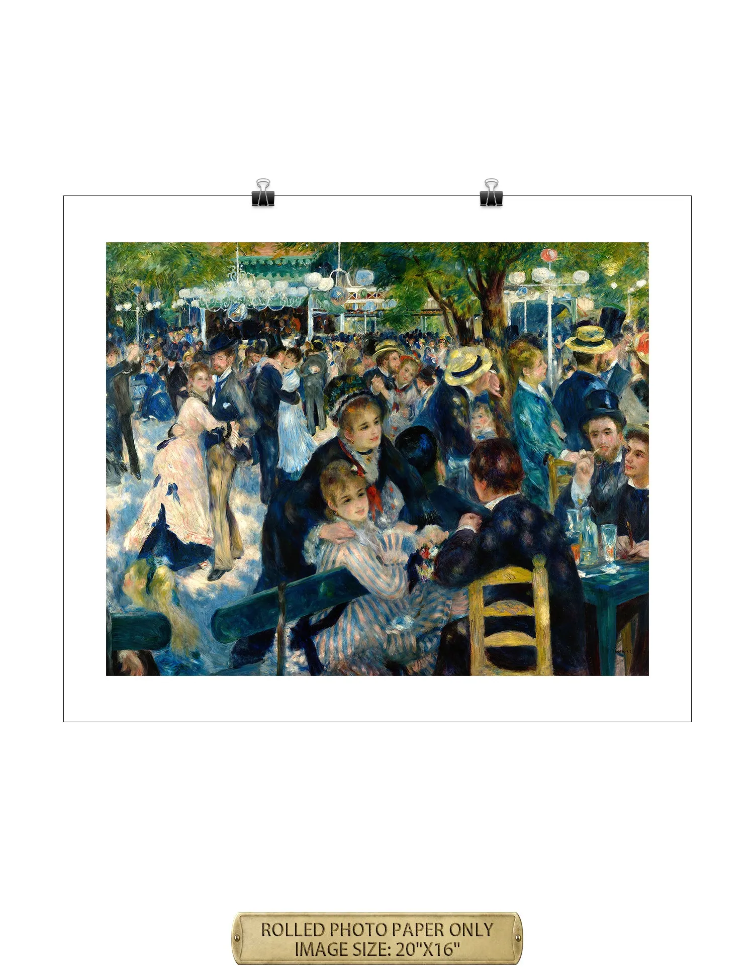 Bal du moulin de la Galette by Pierre-Auguste Renoir.