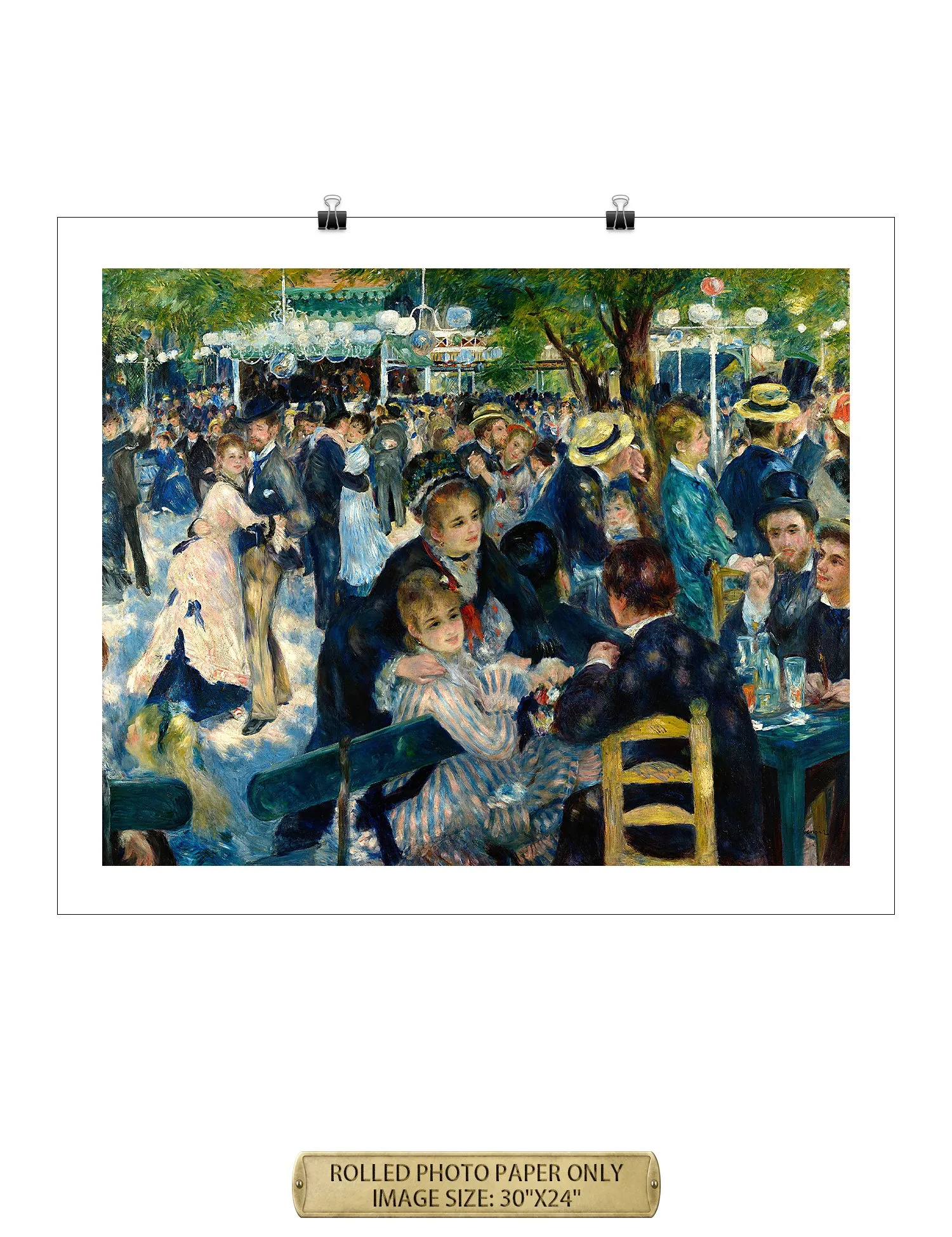 Bal du moulin de la Galette by Pierre-Auguste Renoir.