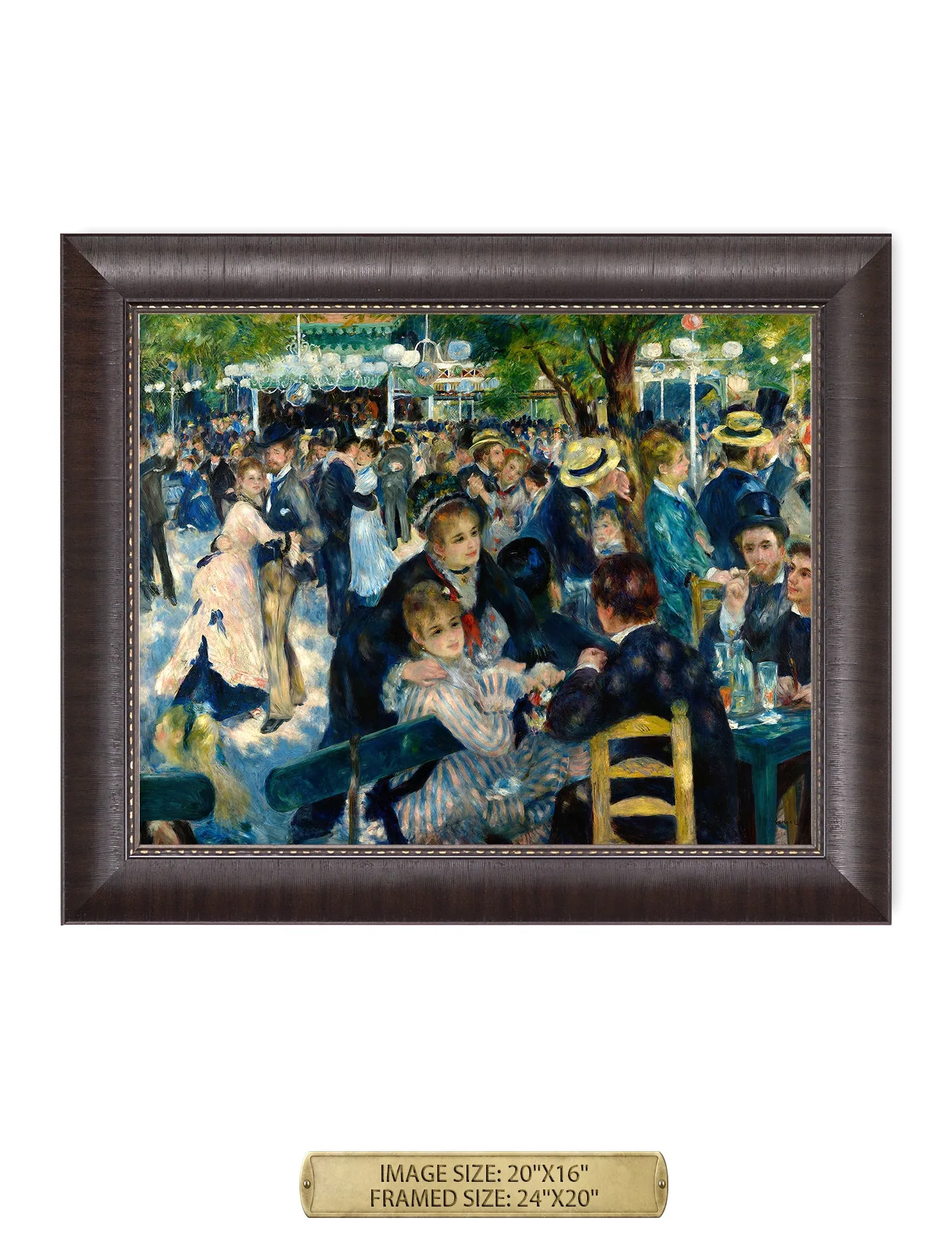 Bal du moulin de la Galette by Pierre-Auguste Renoir.