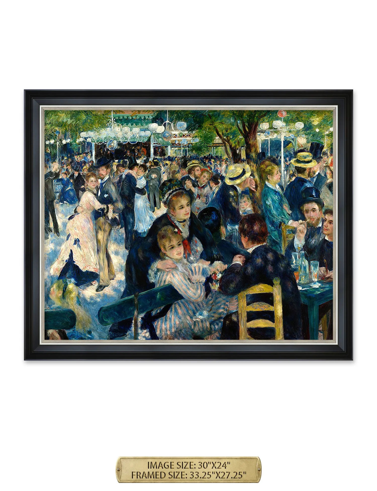 Bal du moulin de la Galette by Pierre-Auguste Renoir.