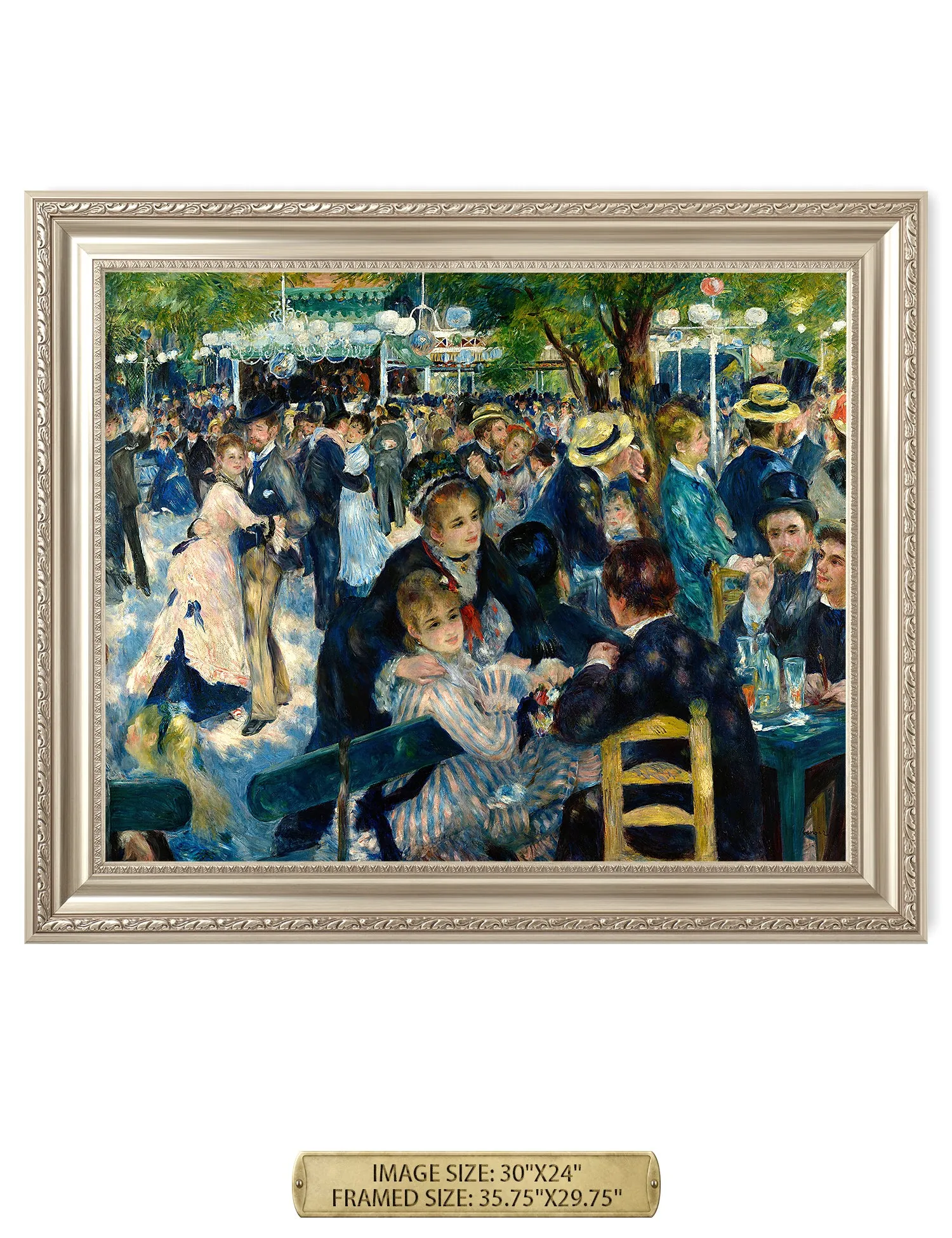 Bal du moulin de la Galette by Pierre-Auguste Renoir.