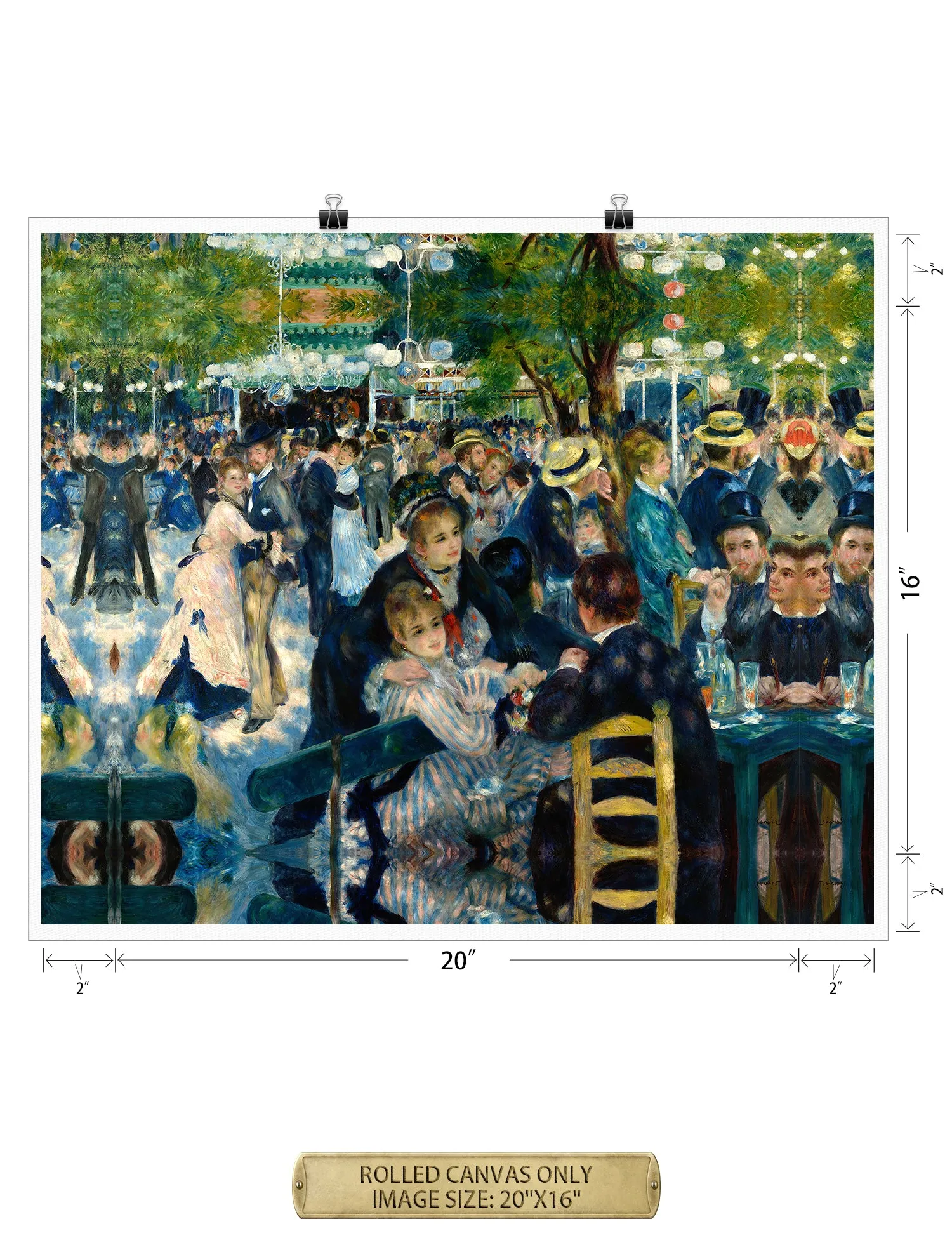 Bal du moulin de la Galette by Pierre-Auguste Renoir.