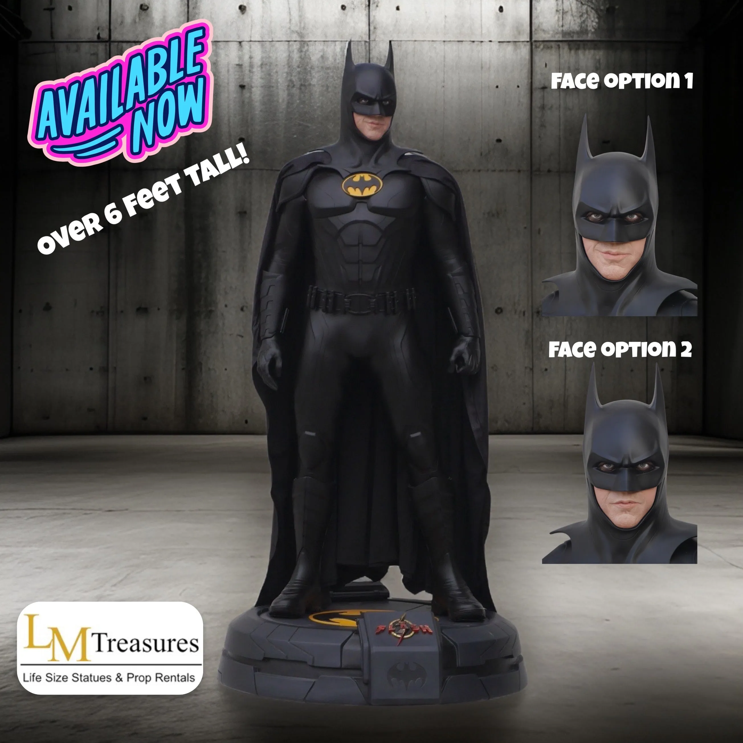 Batman Michael Keaton Life Size Statue From The Flash