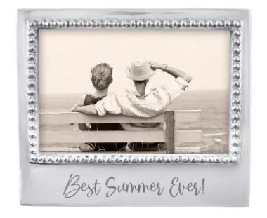 Best Summer Ever Beaded 4x6 Photo Frame