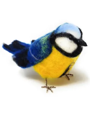 Blue Tit Needle Felting Kit, Crafty Kit Company