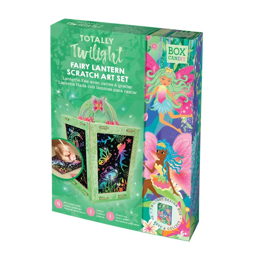 Box CanDIY Totally Twilight Scratch Art Fairy Lantern Kit