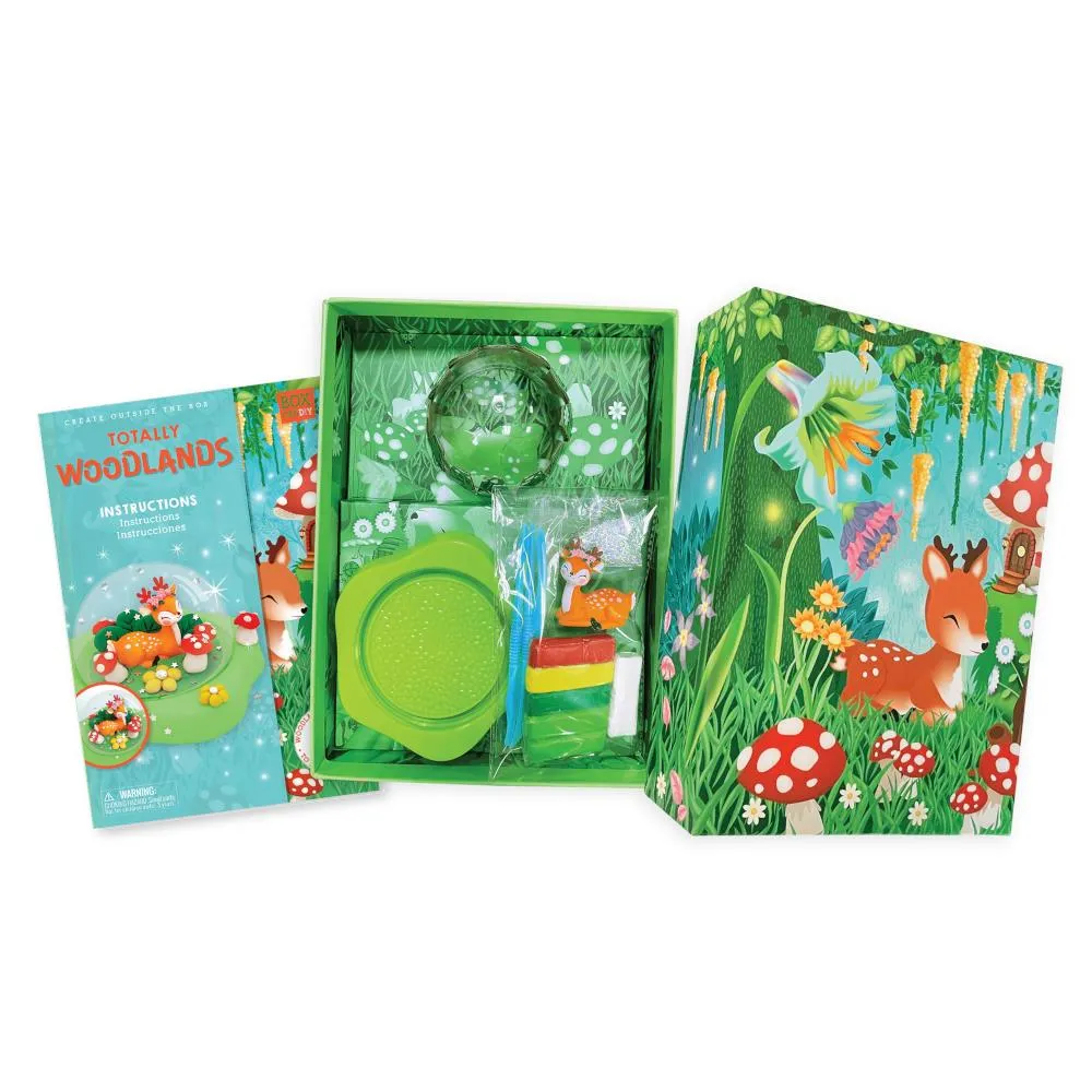 Box CanDIY Totally Woodlands Sparkle Globe Art Kit