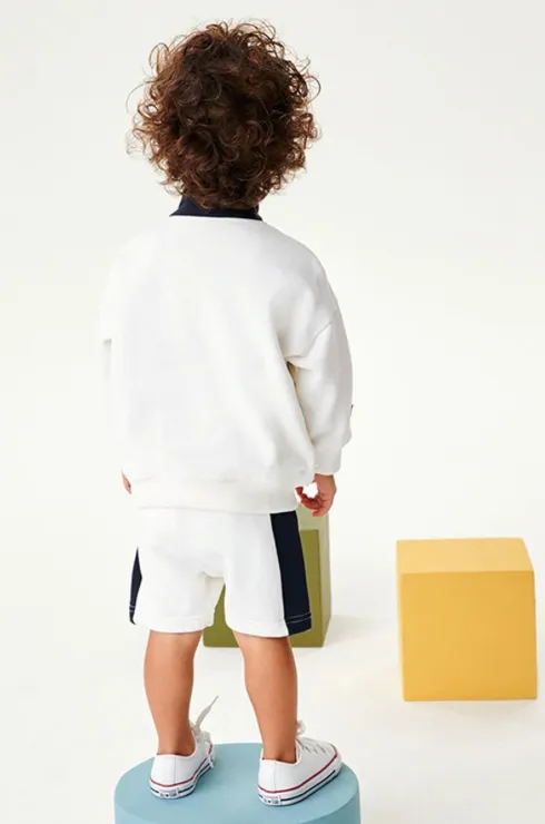 Boys Black and Yellow Color Block Set