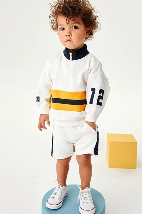 Boys Black and Yellow Color Block Set