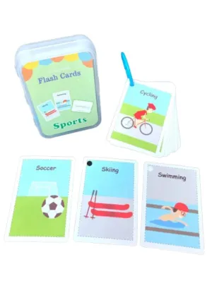 Children Learning Cards: Educational Flashcards for kids, Sports