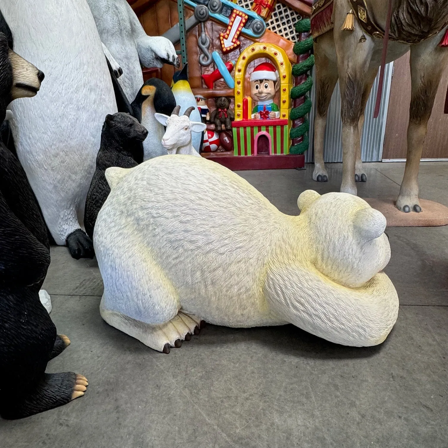 Comic Mama Polar Bear Statue