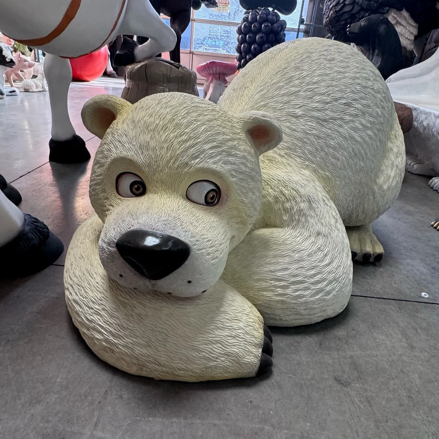 Comic Mama Polar Bear Statue