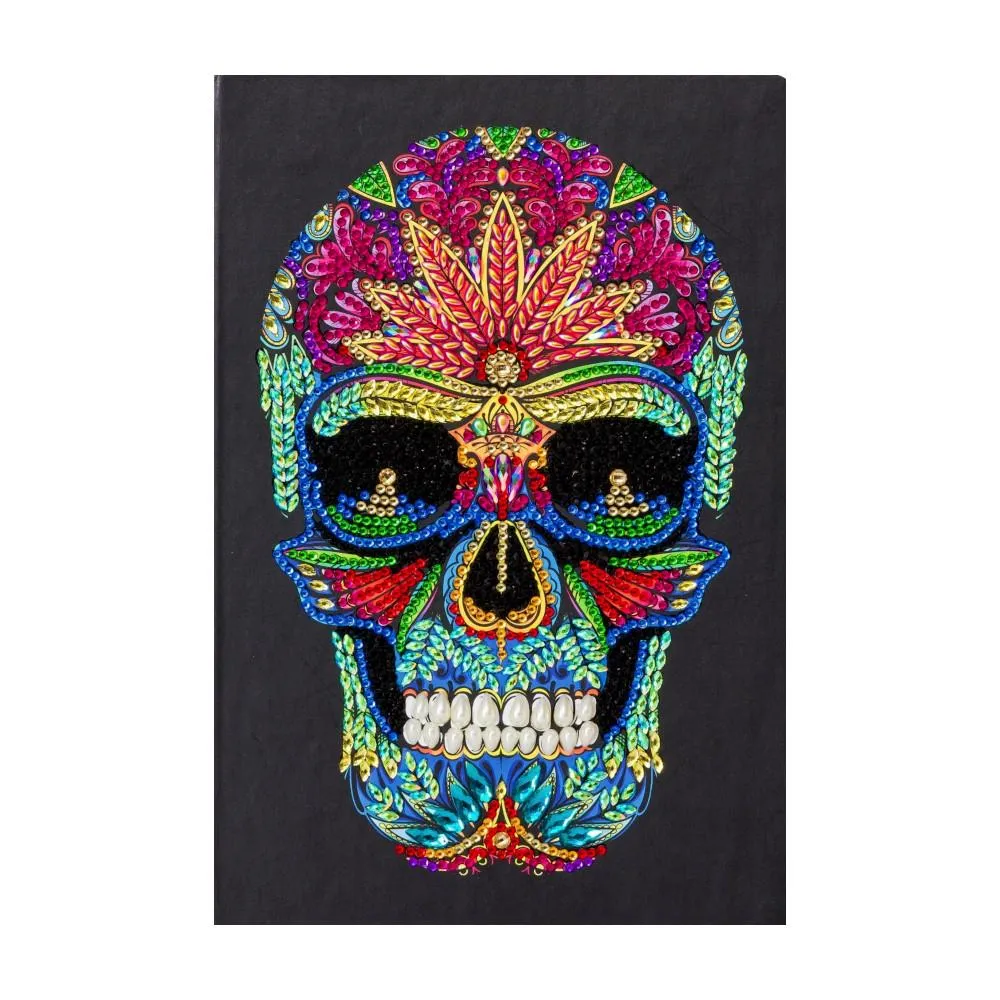 Craft Buddy DIY Crystal Art Skull Notebook Kit