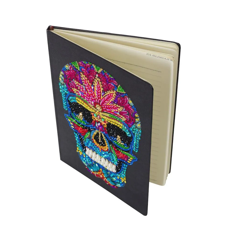 Craft Buddy DIY Crystal Art Skull Notebook Kit