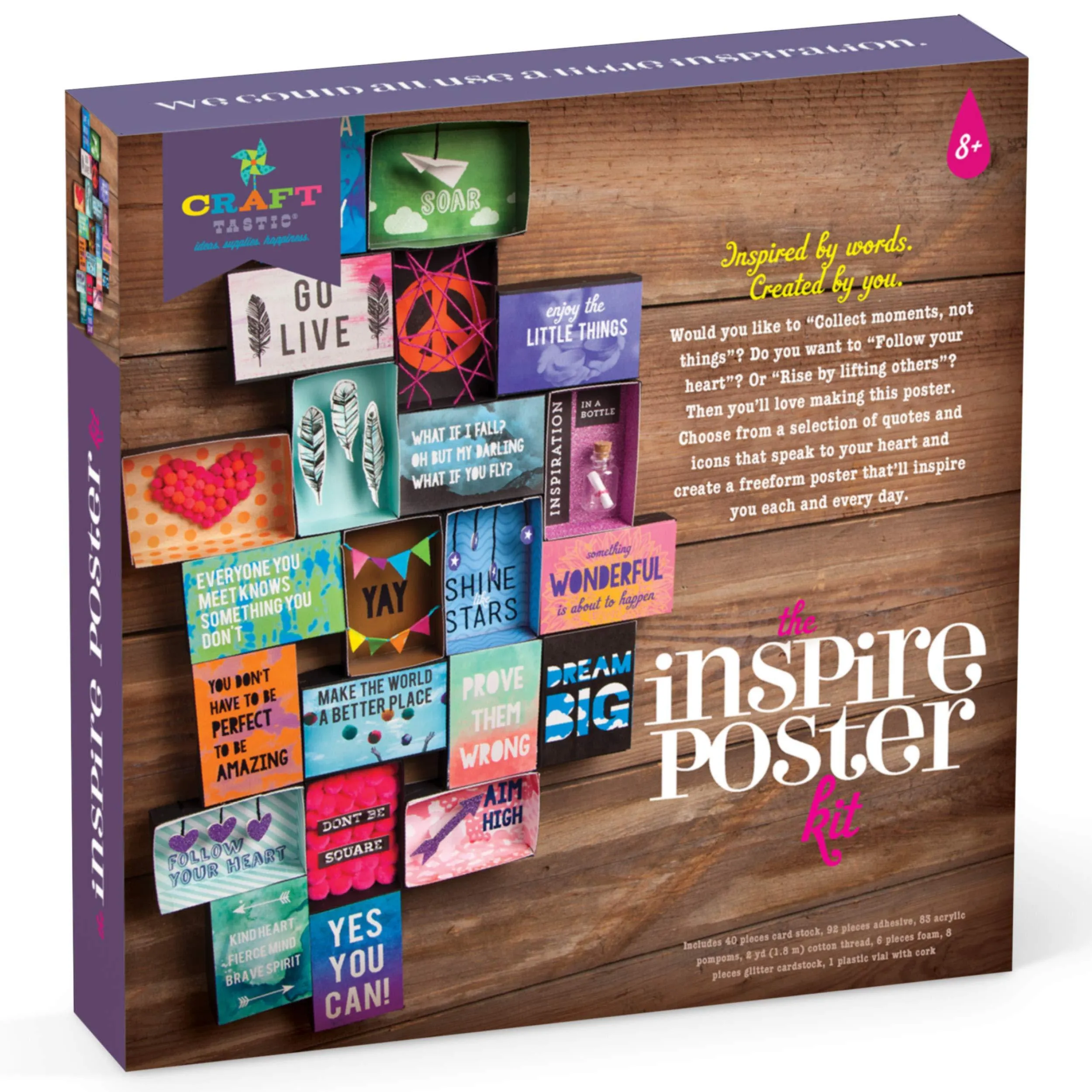 Craft-tastic – Inspire Poster Kit – Design a One-of-a-Kind Freeform Poster