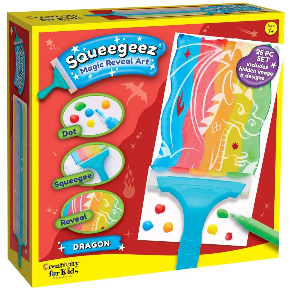 Creativity for Kids Squeegeez Magic Reveal Art Dragon