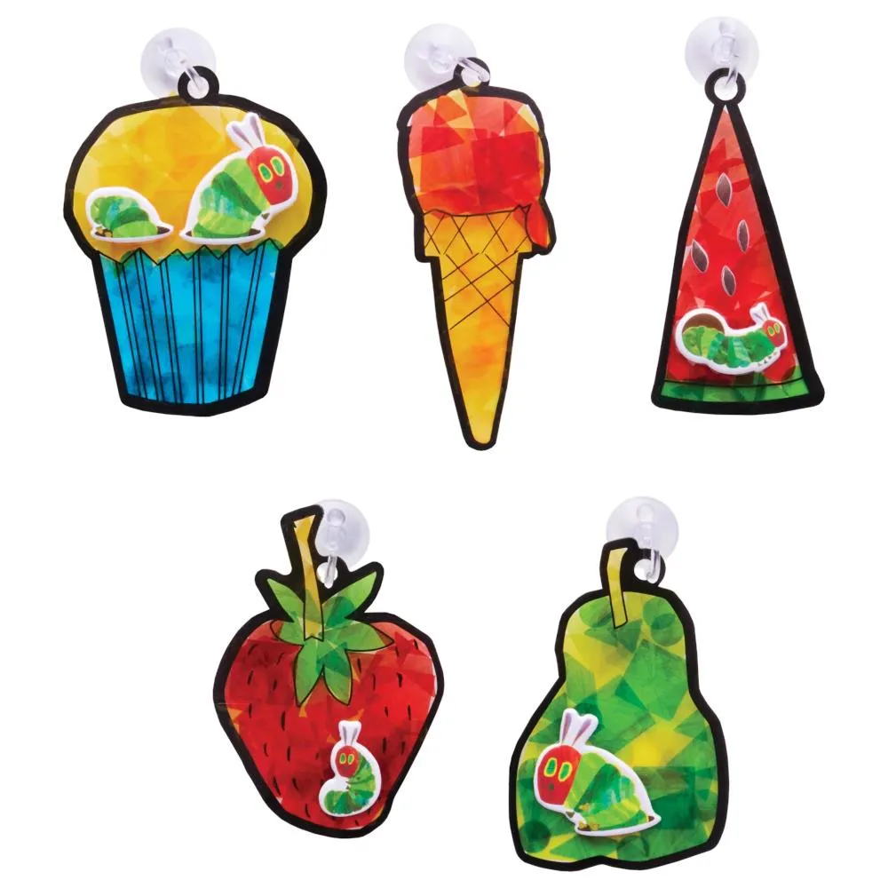 Creativity for Kids The Very Hungry Caterpillar Sticker Suncatchers