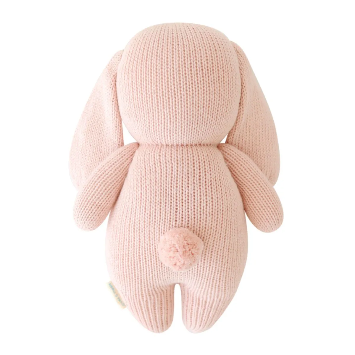 Cuddle   Kind Hand-Knit Doll - Big Baby Bunny (Rose)