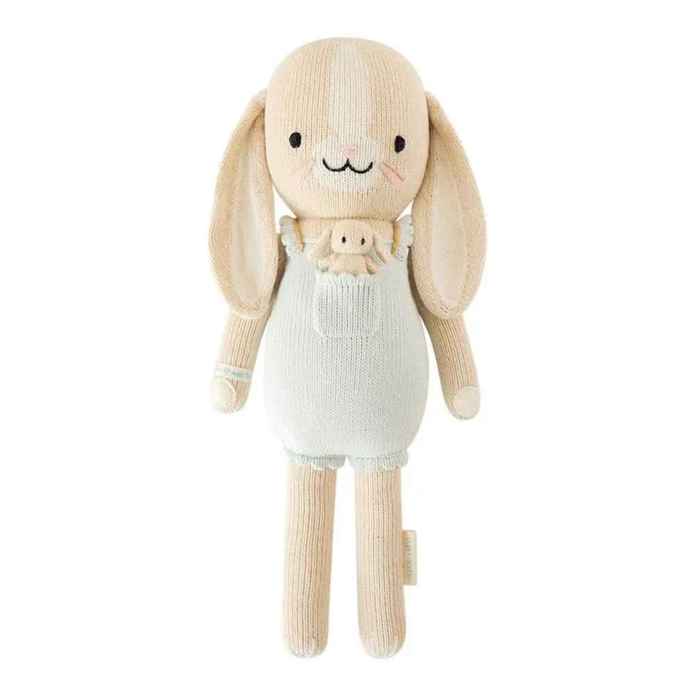 Cuddle   Kind Hand Knit Doll - Briar the Bunny (13 in)